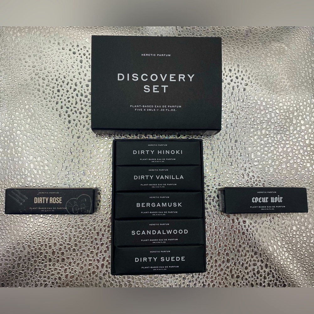 HERETIC PARFUM 7 PIECE DISCOVERY SET 2ML SAMPLE PERFUME